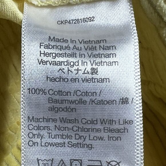 Madewell Variegated Corduroy Shorts Mens Medium Yellow Elastic Waist Pull On - Picture 10 of 12